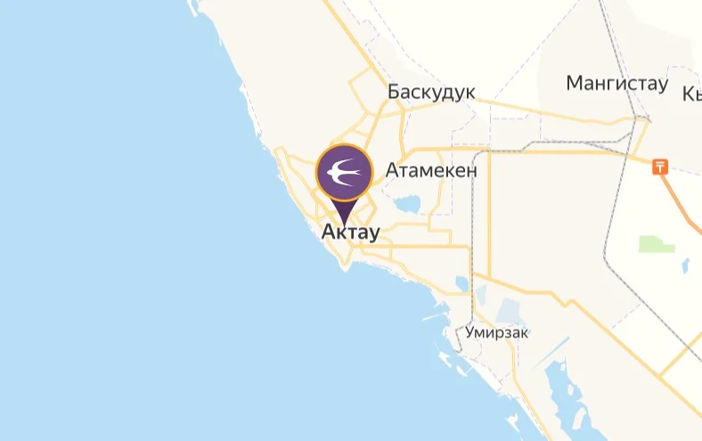 Карта: Актау